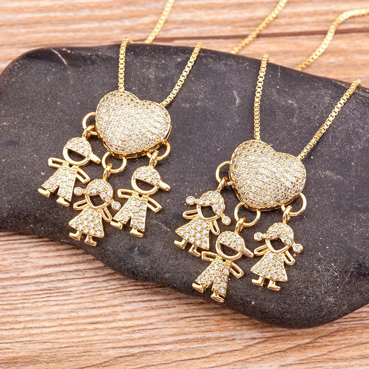 Mother's Love Necklace – 18K Gold Plated